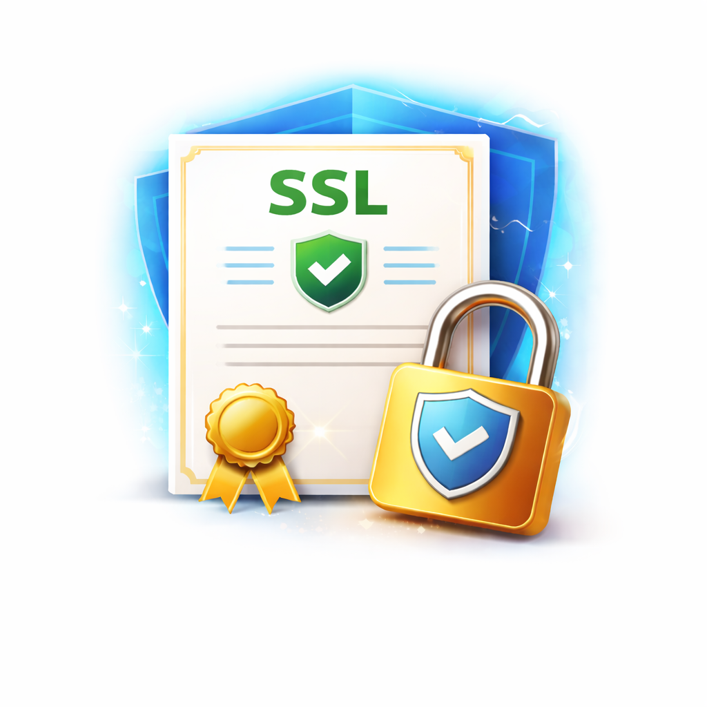 SSL certificate security - HTTPS encryption and trust seal