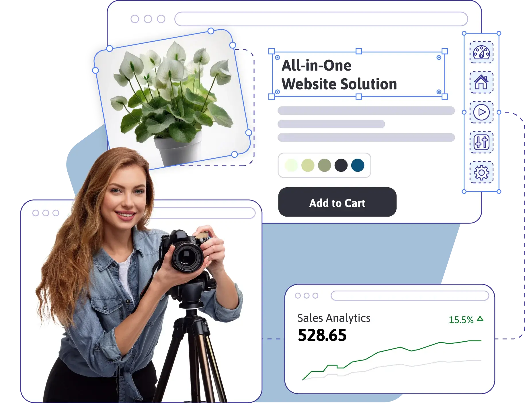 Fast managed WordPress hosting - dashboard and performance